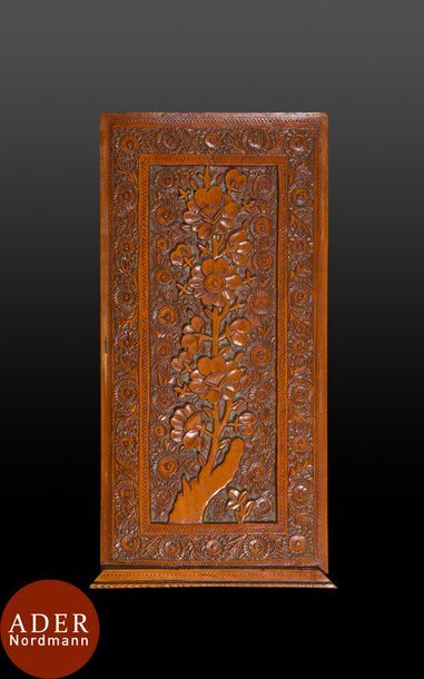 null Tablette de prière coulissante en bois, Iran qâjâr, fin XIXe siècle 
Plusieurs...