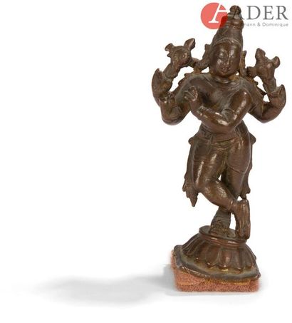 INDE - XIXe siècle
Petite statuette de Vishnu...