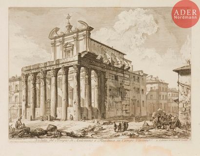 Giambattista PIRANESI (1720-1778) Giambattista Piranesi (1720-1778) 
 [Temple d’Antonin...