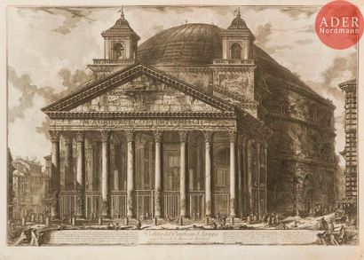Giambattista PIRANESI (1720-1778) Giambattista Piranesi (1720-1778) 
 [Panthéon]....