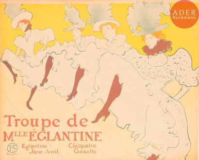 Henri de TOULOUSE-LAUTREC (1864-1901) Henri de Toulouse-Lautrec (1864-1901) 
La Troupe...