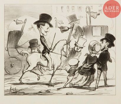 Honoré DAUMIER (1808-1879) Honoré Daumier (1808-1879) 
Prochaine ordonnance du préfet...