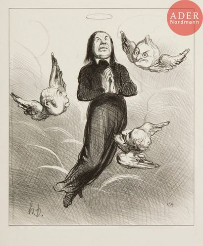 Honoré DAUMIER (1808-1879) Honoré Daumier (1808-1879) 
Légende de l’an 1850. (Actualités,...