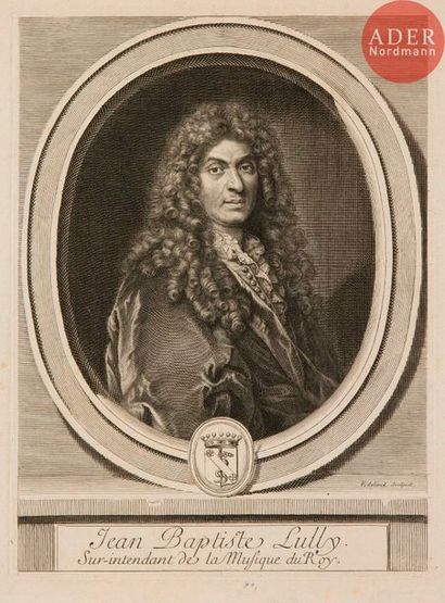 Gérard Edelinck (1640-1707) Gérard Edelinck (1640-1707) 
Jean Baptiste Lully, sur-intendant...