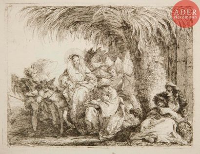 Giandomenico Tiepolo (1727-1804) Giandomenico Tiepolo (1727-1804) 
 Marie, montée...