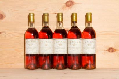 null 5 B CHÂTEAU RIEUSSEC (2 T.L.B. et 1 H.E.+; e.t.h. dont 2 e.a; c.s.), CC1 Sauternes,...