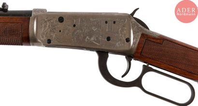 null Carabine Winchester modèle 94 «?Great Western Artist I?», calibre 30-30 Win.
Canon...