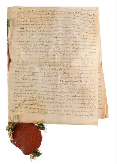null Duché du Luxembourg. Charte, Luxembourg 16 mai 1599 ; cahier de vélin in-fol....