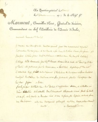 Auguste Frédéric MARMONT (1774-1852) maréchal...