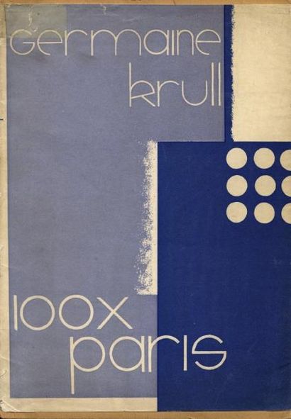 Germaine Krull (1897-1985) 100 x Paris Editions Verlag der Reihe, Berlin, 1929. In-8...