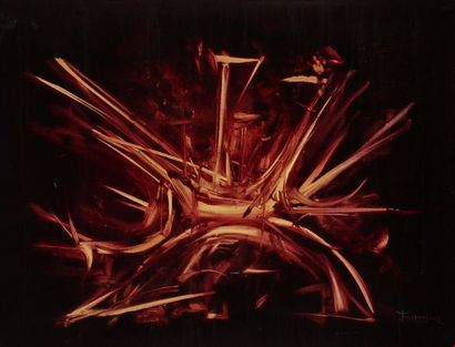 Jean MOULIN (né en 1932) Composition abstraite, 1969 Huile sur toile Signée et datée...