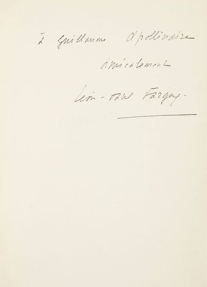 null FARGUE (Léon-Paul).
Poèmes.
Paris : Nouvelle Revue Française, 1912. — In-8,...