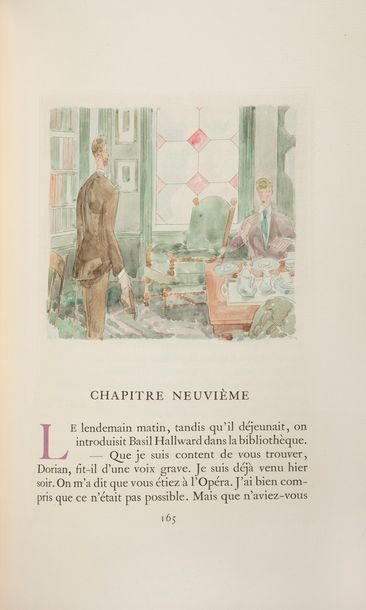 null [LABOUREUR (Jean-Émile)] - WILDE (Oscar).
Le Portrait de Dorian Gray. Traduction...
