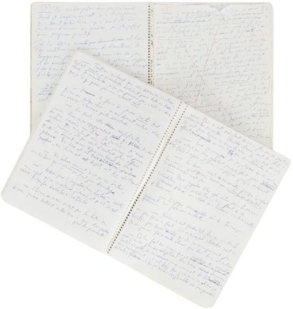 null CIORAN Émil M. (1911-1995).
DEUX CAHIERS autographes ; 2 cahiers à spirale (29,7 x 21...