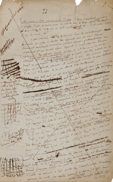 null FLAUBERT Gustave (1821-1880).
MANUSCRIT autographe pour L’Éducation sentimentale ;...