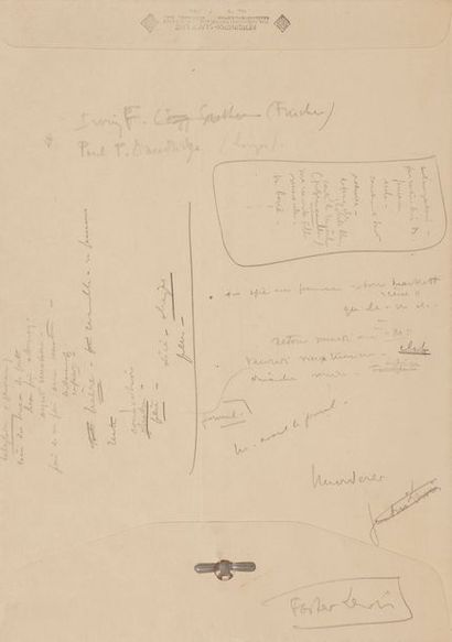 null SIMENON Georges (1903-1989).
MANUSCRIT autographe signé « Georges Simenon »,...