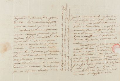null STENDHAL (1783-1842).
L.A., V[ienne] 4 septembre 1809, à sa sœur Pauline PÉRIER-LAGRANGE...