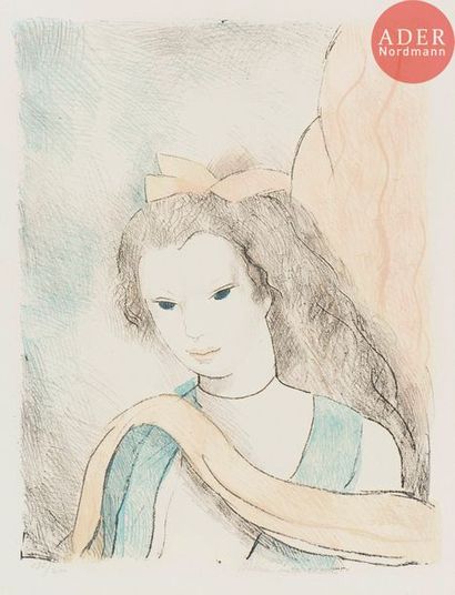 Marie LAURENCIN (1883-1956) Marie Laurencin (1883-1956) 
Belle. 1956. Lithographie....