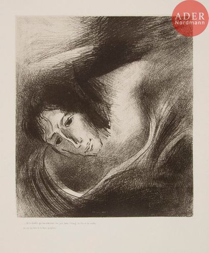 Odilon REDON (1840-1916) Odilon Redon (1840-1916) 
Apocalypse de Saint Jean. Lithographie....