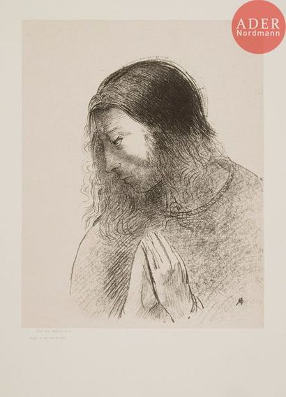 Odilon REDON (1840-1916) Odilon Redon (1840-1916) 
Apocalypse de Saint Jean. Lithographie....