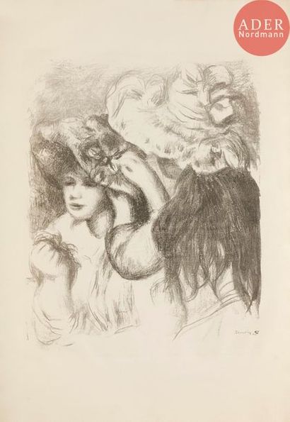 Pierre-Auguste RENOIR (1841-1919) Pierre-Auguste Renoir (1841-1919) 
Le Chapeau épinglé...