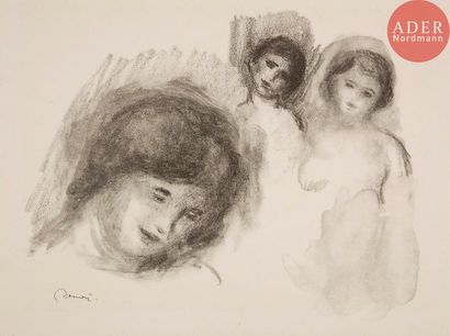 Pierre-Auguste RENOIR (1841-1919) Pierre-Auguste Renoir (1841-1919) 
Douze lithographies...