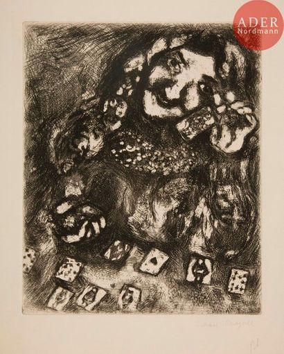 Marc CHAGALL (1887-1985) Marc Chagall (1887-1985) 
La Devineresse. (Pl. pour les...