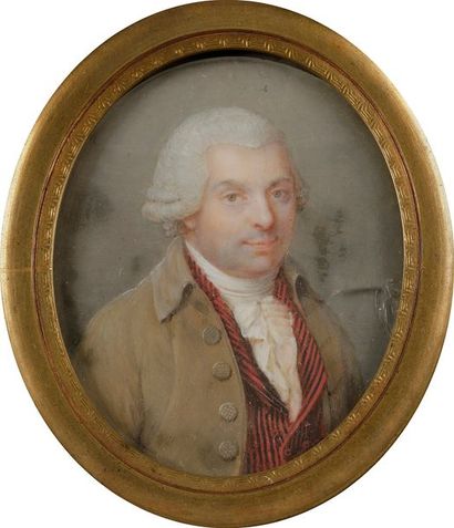 null École française du XVIIIe siècle
Portrait de « Monsieur Delfaise » [Delfraise...