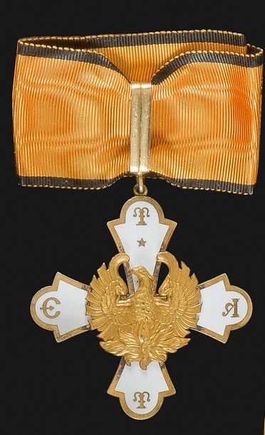 null GRÈCE
ORDRE DU PHÉNIX, créé en 1926.
Croix de commandeur du 1er type (1926-1935),...