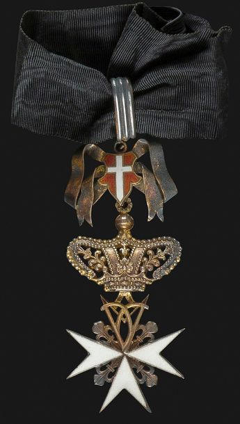 null MALTE 
Ordre de Saint Jean de Jérusalem.
Croix de Donat de dévotion de première...