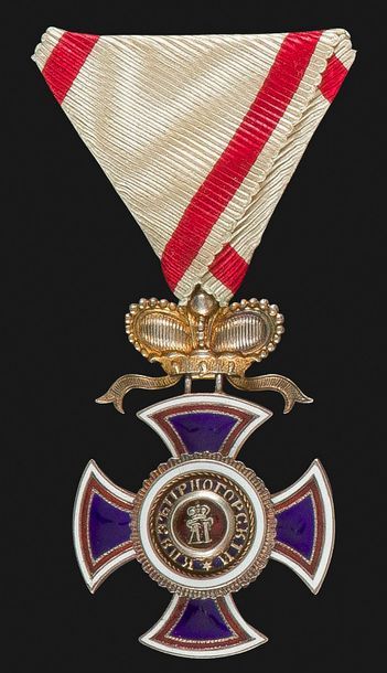 null MONTENEGRO
ORDRE DE DANILO Ier, créé en 1853. 
Croix de 4e classe (officier)...