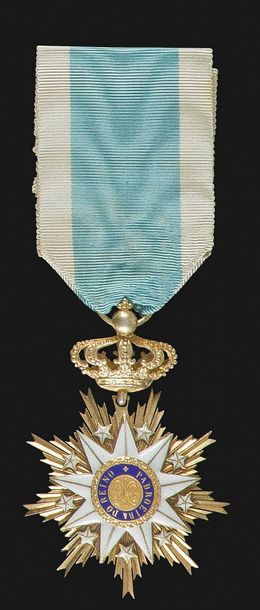 null PORTUGAL 
ORDRE DE NOTRE DAME DE VILLA VICOSA, créé en 1819. 
Étoile de chevalier,...