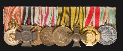 null AUTRICHE - ALLEMAGNE
Portée de huit décorations : 
- Médaille d’or du mérite...