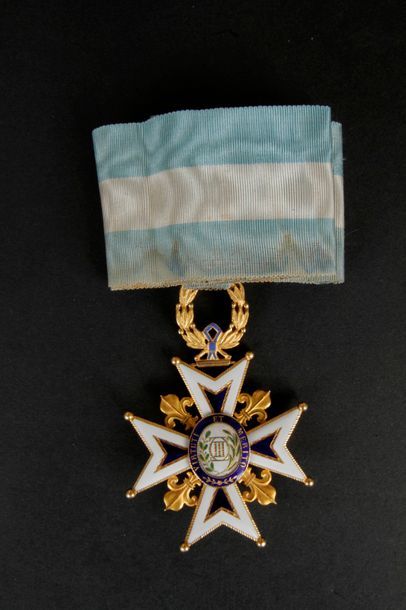 null ESPAGNE 
ORDRE DE CHARLES III, créé en 1771.
Croix de commandeur du général...