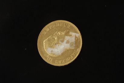 null 1 pièce de 100 Francs en or dans un sachet numéroté 2017038. Type Napoléon III,...
