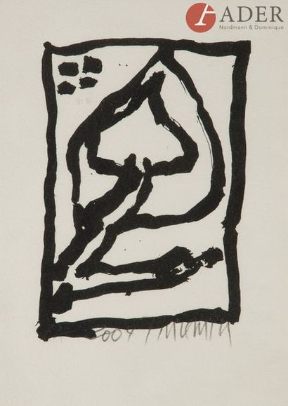 null Jean-Pierre PINCEMIN (1944-2005)
Composition, 2004
Lithographie.
Signée, datée...