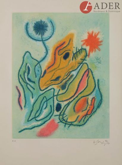 null Gustave SINGIER (1909-1984)
Composition, 1967
Eau-forte.
Signée et datée en...