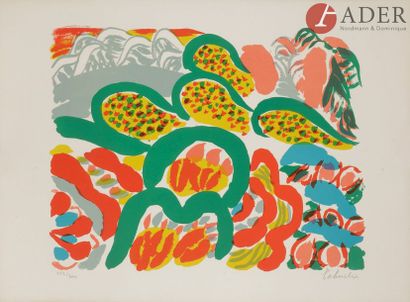 null Yasse TABUCHI [japonais] (1921-2009)
Compositions
2 lithographies.
Signées et...