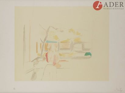 null Klossowski de Rola, dit BALTHUS (1908-2001)
Jeune fille à la fenêtre, 1994
Lithographie.
Signée...