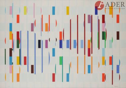 null Yaacov AGAM (né en 1928)
Composition cinétique
Lithographie.
Signée en bas à...