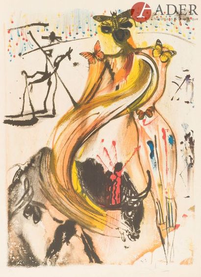 null Salvador DALI (1904-1989)
Torero, 1972
Impression en couleurs.
Signée et justifiée...