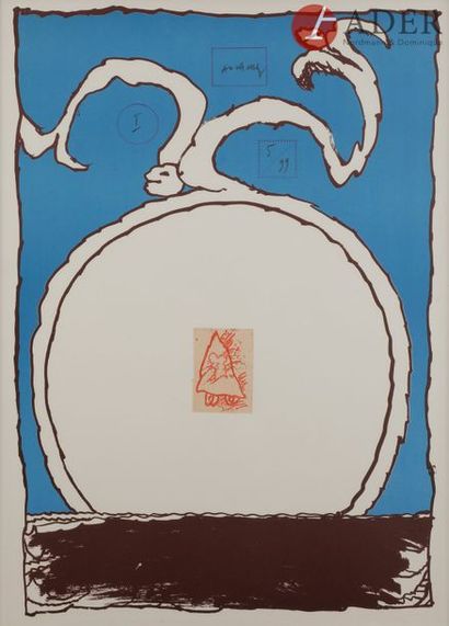 null Pierre ALECHINSKY (né en 1927)
L’Affiche, et sans la lettre, 1977
Lithographie...