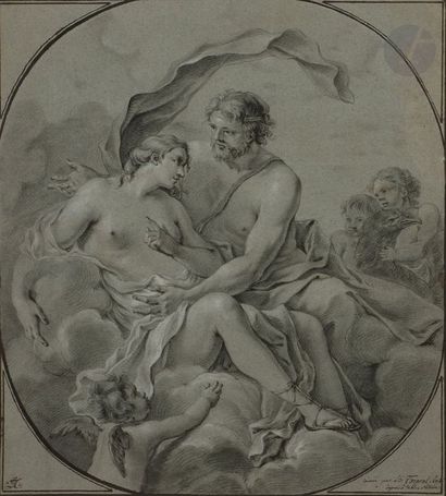 null Hugues TARAVAL (1729 - 1785)
Jupiter avec une nymphe d’après Natoire (?)
Pierre...