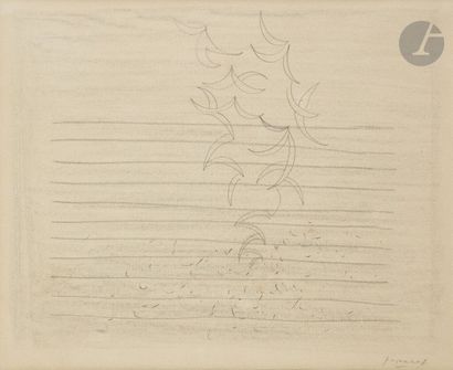 null Georges PAPAZOFF (1894 - 1972)
Cage brisée
Crayon.
Signé en bas à droite.
35...