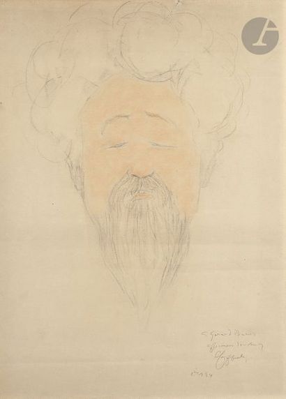 null Leonetto CAPPIELLO (1875 - 1942)
Portrait d’Henry Bauer, 1924
Crayon noir et...