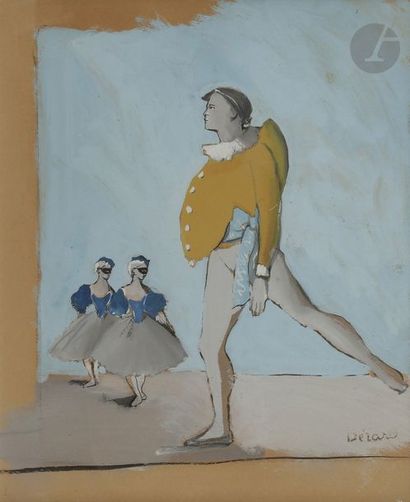 null Christian BÉRARD (1902 - 1949)
Polichinelle, pour le ballet « Mozartiana »,...