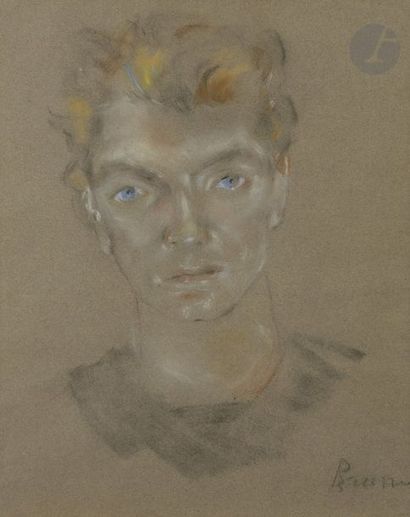 null ÉCOLE MODERNE
Portrait de Jean Marais
Pastel sur papier gris.
Signé.
53,5 x...
