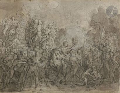 null François GÉRARD, dit Baron GÉRARD (1770 - 1837)
Scène d’histoire avec des combattants...