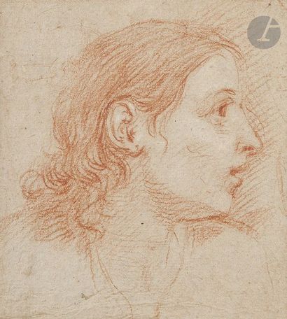 null ÉCOLE FRANÇAISE du XVIIe siècle
Profil d’homme
Sanguine.
17 x 15,5 cm