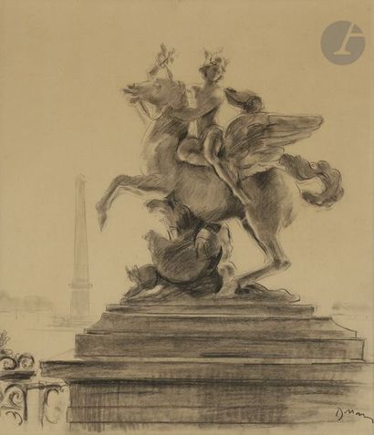 null étienne-Adrien DRIAN (1885 - 1961)
Statues équestres de la place de la Concorde
2...